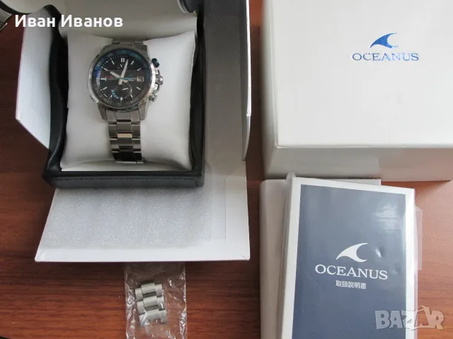 CASIO OCW-P1000 OCEANUS Cachalot TITANIUM MULTI BAND 6 10 BAR MADE IN JAPAN