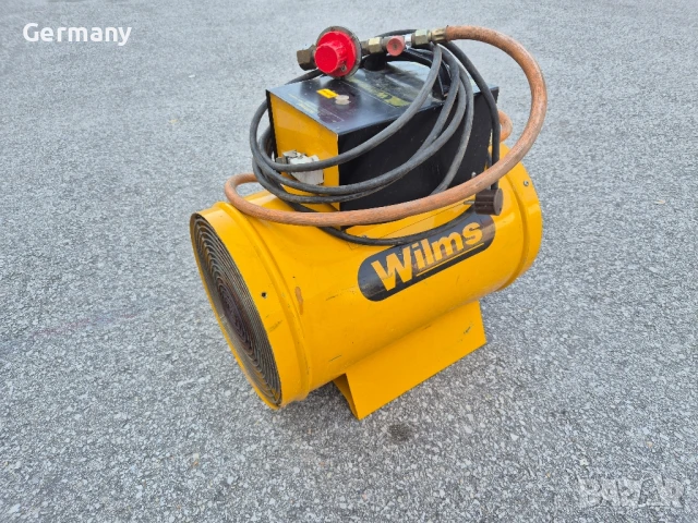немски газов калорифер на газ wilms
