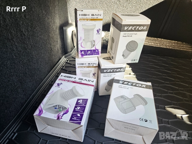 НОВ Сателитен конвертор Vector/High Gain
