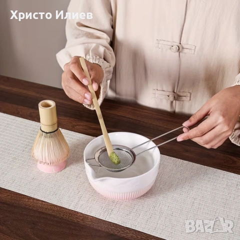 Комплект за чай матча Matcha 5 броя сет Японски матча сет чъсен купа лъжичка, снимка 6 - Други стоки за дома - 53705467