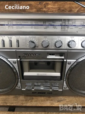 SHARP GF 8989 H-като Нов-Колекционерски радиокасетофон! , снимка 2 - Радиокасетофони, транзистори - 49904912