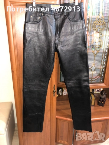 2 броя кожени панталони.100% телешки бокс., снимка 5 - Панталони - 52708822
