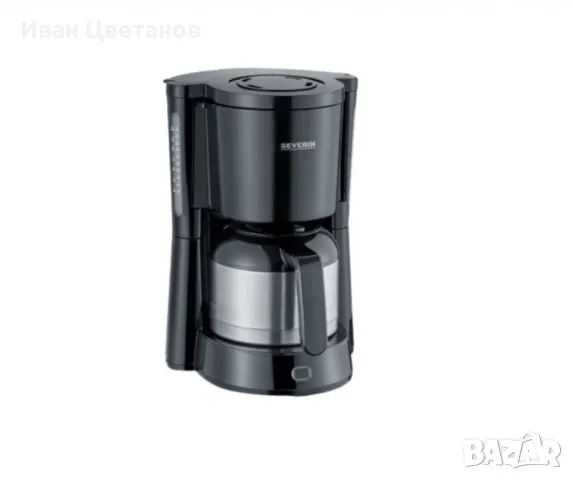 Severin, 1000 W, 1.25 L, черен - Филтър кафе машина