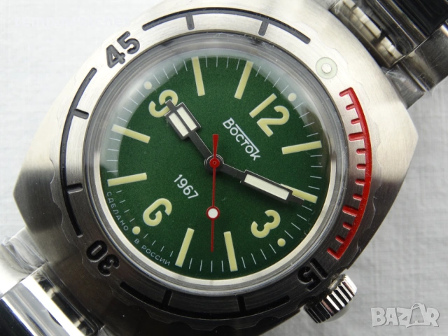 ВОСТОК АМФИБИЯ АВТОМАТИЧЕН ref: 90082А, снимка 10 - Мъжки - 53128705