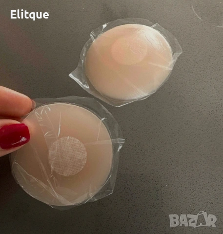 Самозалепващи силиконови лепенки за зърна – 7 см