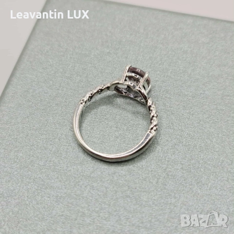 Сребърен пръстен с Аметрин , снимка 8 - Пръстени - 52374996