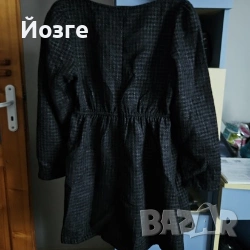 Черна официална рокля със златисти детайли, снимка 3 - Рокли - 53862000