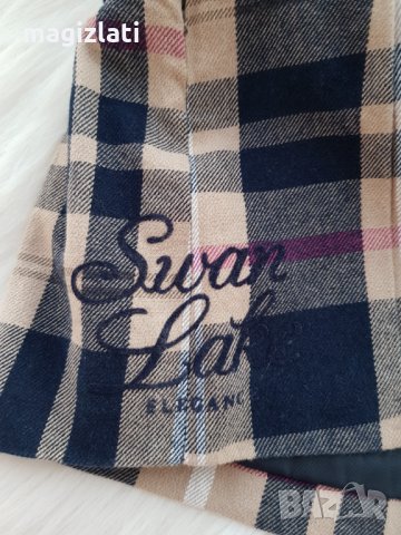 Карирана пола 4 години, снимка 5 - Детски рокли и поли - 34286838