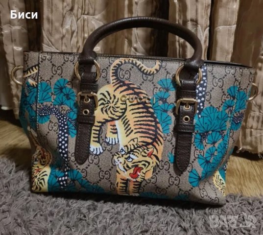 Gucci/Гучи естествена кожа, снимка 11 - Чанти - 35716628