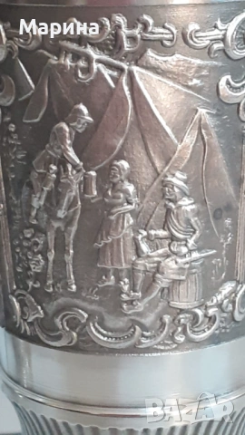 Кубки - чаши за вино от калай Antik*Vintage #118, снимка 5 - Антикварни и старинни предмети - 53096545