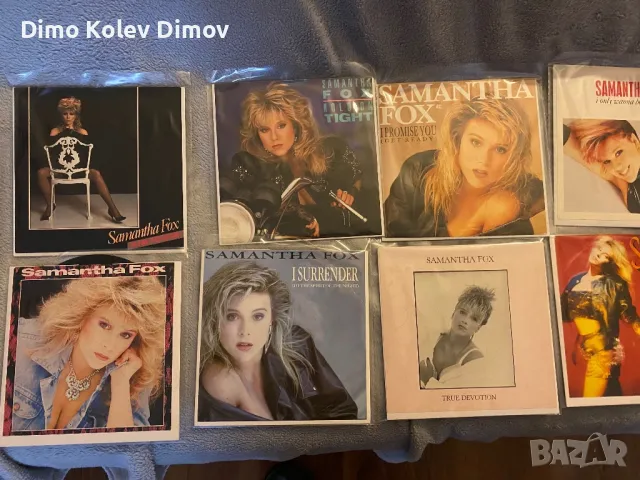 Samantha Fox плочи колекция 7”, снимка 2 - Грамофонни плочи - 48507253