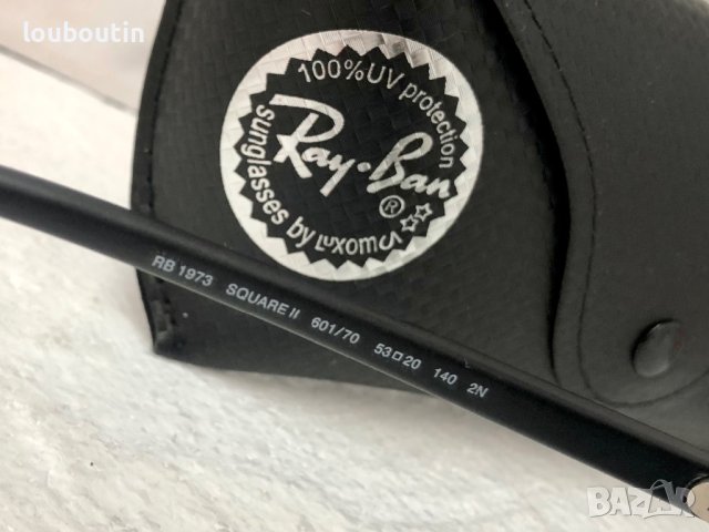 Ray-Ban RB1973 Skuare 2 Рей Бан дамски слънчеви очила черни, снимка 12 - Слънчеви и диоптрични очила - 41846433