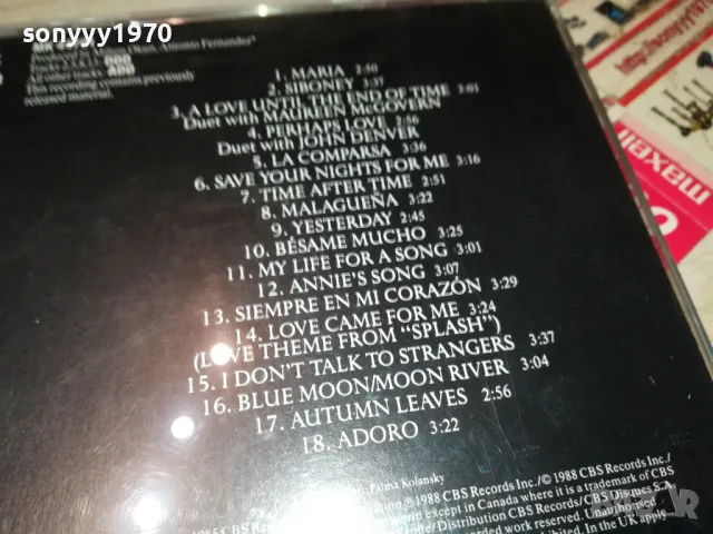 PLACIDO DOMINGO-LOVE SONGS-ORIGINAL CD-ВНОС GERMANY 2802251908, снимка 10 - CD дискове - 49317550