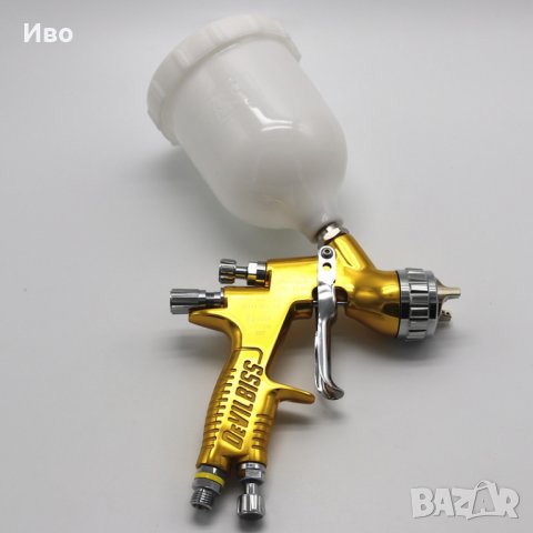 Пистолет за боядисване DeVILBISS GTi Pro Lite Gold 1.3mm, снимка 4 - Други инструменти - 44242542