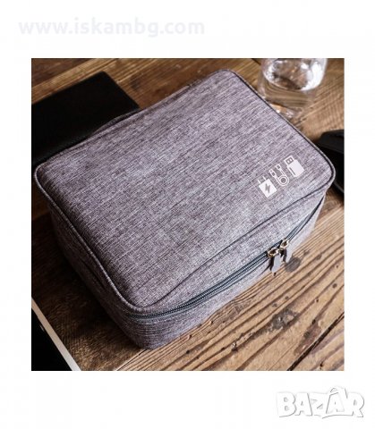 ДВУСЛОЙНА ЧАНТА ЗА ОРГАНИЗИРАНЕ НА ПЪТНИЧЕСКИ КАБЕЛИ - код 1338, снимка 7 - Други стоки за дома - 34016991