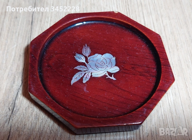подложки дървени инкрустирани със седеф за ценители , снимка 3 - Декорация за дома - 51694540