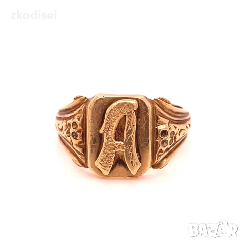 Златен мъжки пръстен 8,69гр. размер:66 14кр. проба:585 модел:22513-1