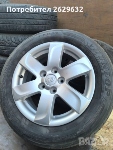 Джанти 16 цола с летни гуми за Киа 5x114.3, снимка 8 - Гуми и джанти - 52268742