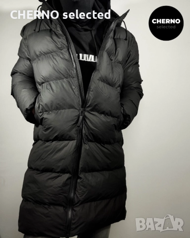 Дълго пухено яке RAINS Alta Long Puffer Jacket – размер L – Ново с етикети, снимка 6 - Якета - 52898748