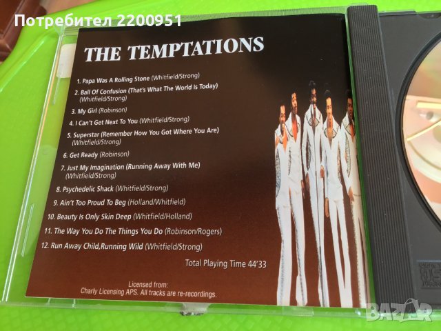 TEMPTATIONS, снимка 5 - CD дискове - 39594066