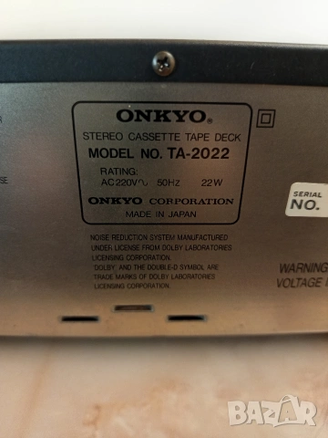 ONKYO TA 2022, снимка 11 - Декове - 53193567