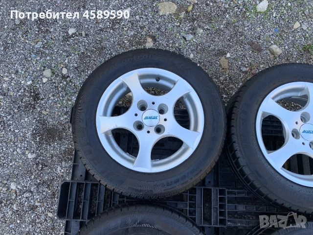 4бр.Алуминиеви джанти Alutec 14цола 4x100 + Гуми за Vw Up,Seat Mii,Citigo, снимка 7 - Гуми и джанти - 52111735