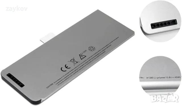 CYDZ® Батерия за лаптоп A1280 A1278 Съвместима с Apple MacBook Aluminium 13 Inch, снимка 4 - Друга електроника - 49027409