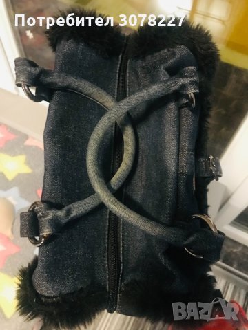 Дънкова чанта Sisley, снимка 4 - Чанти - 33847418