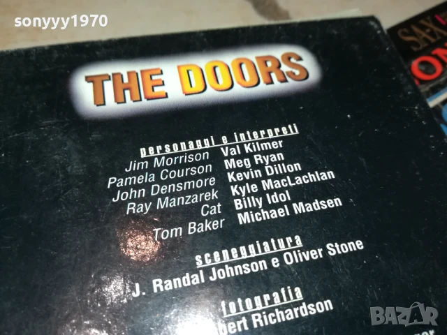 THE DOORS USA 1991-ORIGINAL VHS VIDEO TAPE 2905250424, снимка 13 - Други музикални жанрове - 50465279