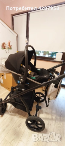 Бебешка количка Buba Zaza 4 в 1, снимка 6 - Детски колички - 53080750