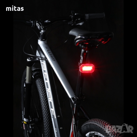 Комплект LED светлини за велосипед SHARP, предна/задна, снимка 4 - Аксесоари за велосипеди - 36106735