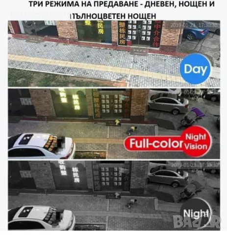 Водоустойчива WiFi камера за наблюдение с Full HD резолюция и интелигентно нощно виждане, снимка 7 - IP камери - 48866995