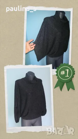 Кашмирена туника тип пуловер "Robert Rodriguez"® / унисайз , снимка 7 - Блузи с дълъг ръкав и пуловери - 32756339
