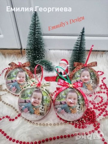 Коледни топки със снимки на най- ниски цени , снимка 8 - Декорация за дома - 52591505