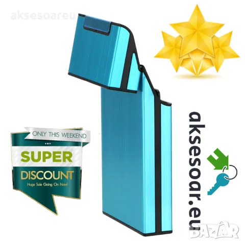 Алуминиева нова табакера кутия Слим Slim за тънки цигари мурати слим Murati slim контейнер съхранени, снимка 9 - Табакери - 50233393