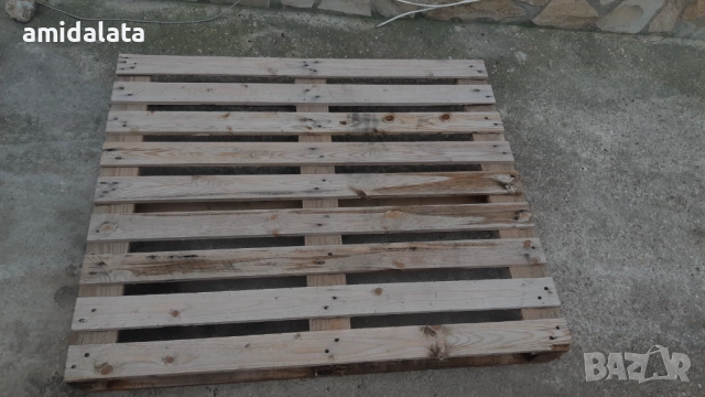 Дървен палет-120/100