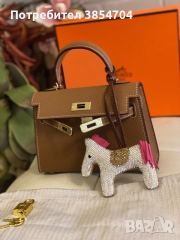 чанта Ермес Кели 25см*Hermes Kelly 25 Epsom, снимка 13 - Чанти - 42425020