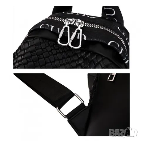 Дамска чанта раница Leonor Black, снимка 11 - Чанти - 47923416