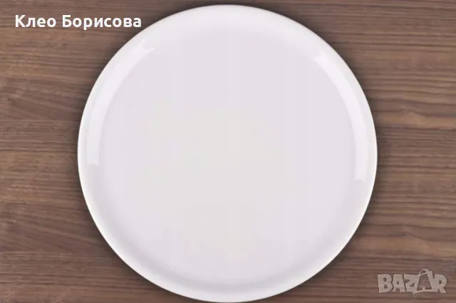 Комплект от 2 плоски чинии - плата за пица Ø32 см, снимка 5 - Чинии - 48849225