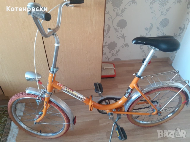 Немски сгъваеми ретро велосипеди 20цола,добре запазени и подържани., снимка 7 - Велосипеди - 53653342