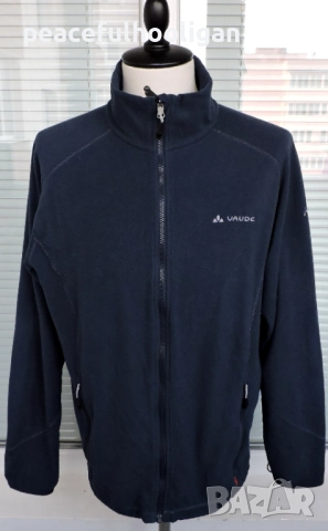Vaude Outdoor Polar Fleece -мъжко тъмно сиво  поларено горнище с цип размер XL 