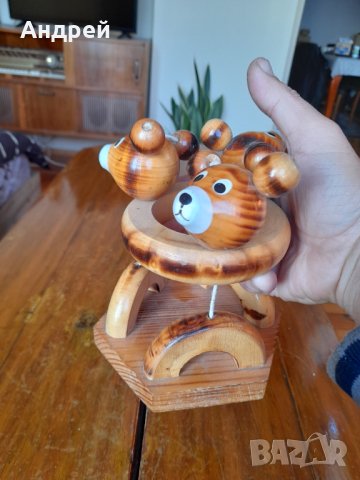Стар дървен сувенир #2, снимка 5 - Антикварни и старинни предмети - 38628844