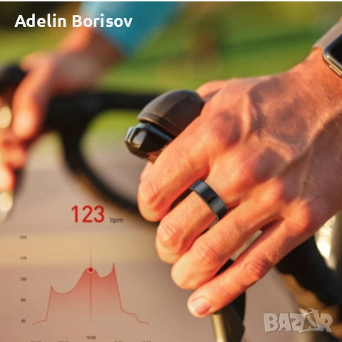 Smart пръстен–интелигентен тракер за здраве и активност в стилна форма, снимка 4 - Пръстени - 53556733