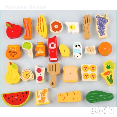 Триизмерен пъзел в готварски стил / Шарен дизайн; Наситени цветове; Множество формички