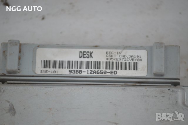 Компютър Двигател FORD 2.0, 93BB-12A650-ED DESK, снимка 2 - Части - 39760726