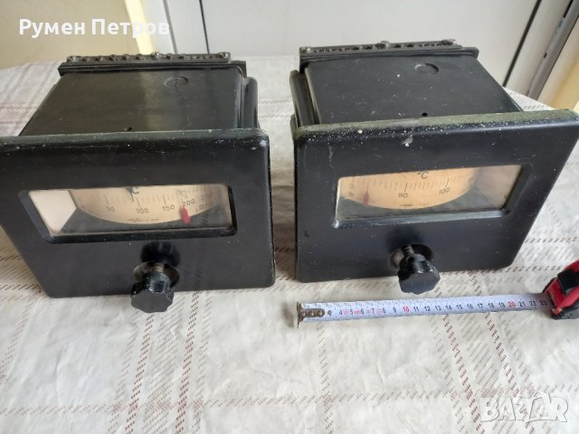 Промишлени термометри, Чехословакия., снимка 1 - Антикварни и старинни предмети - 41773196