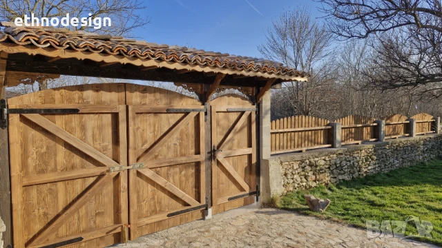 Изработвам дървени порти и огради, снимка 2 - Дърводелски услуги - 44018117