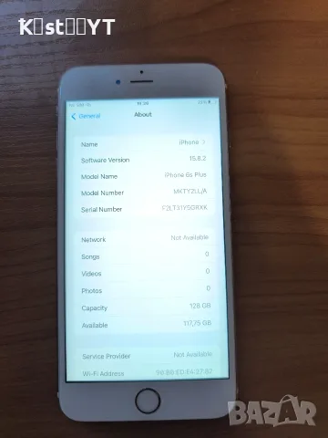 Iphone 6s plus 128 GB rose, снимка 2 - Apple iPhone - 55728801