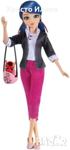 Калинката и Котарака Фигура Герой Marinette Miraculous кукла Маринет 26 см Чудотворна калинка, снимка 3 - Кукли - 50766205