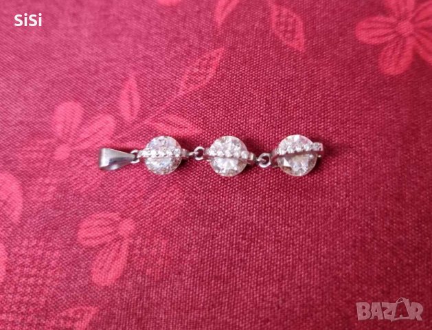 Сребърна висулка, снимка 3 - Колиета, медальони, синджири - 41955863